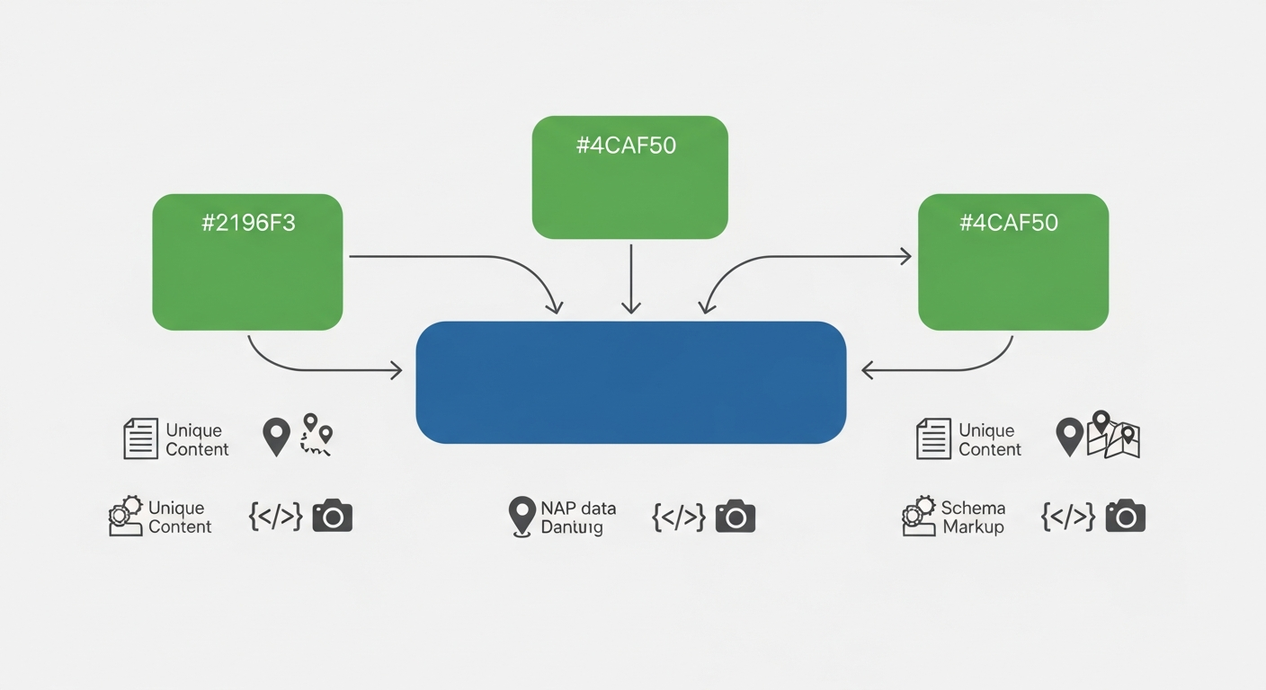 Struktura strony internetowej dla multi-location SEO