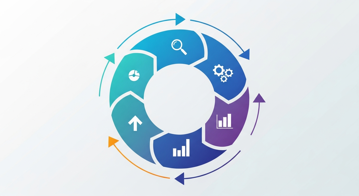 Cykl optymalizacji kampanii Pinterest Ads