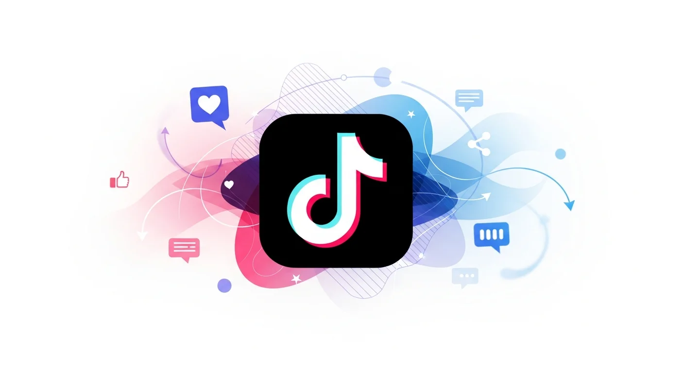 Wizualizacja historii powstania TikToka i jego rozwoju jako aplikacji społecznościowej