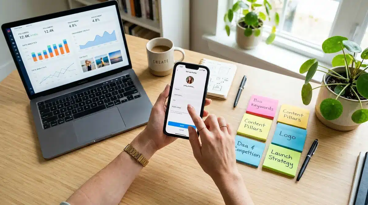 Jak założyć konto na Instagramie? Poradnik krok po kroku 1 Konfiguracja profilu na Instagramie - ustawienia konta