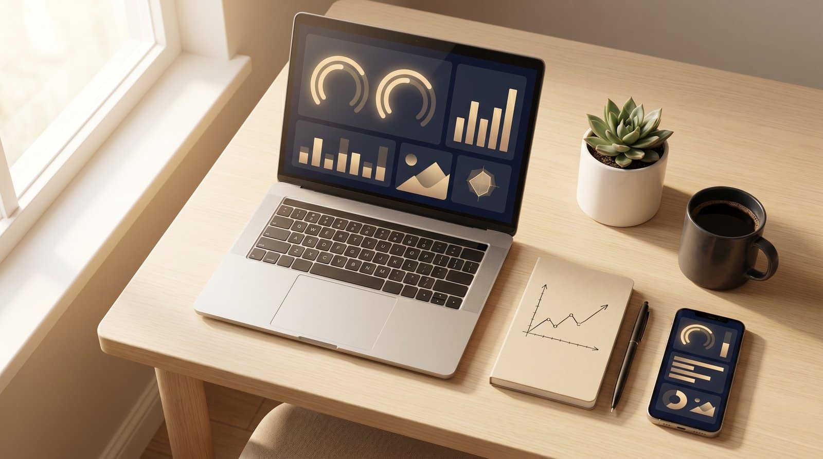 Co to jest Generative Engine Optimization (GEO) i dlaczego zmieni SEO do 2027? 4 Pomiar widoczności marki w AI — dashboard z metrykami GEO.